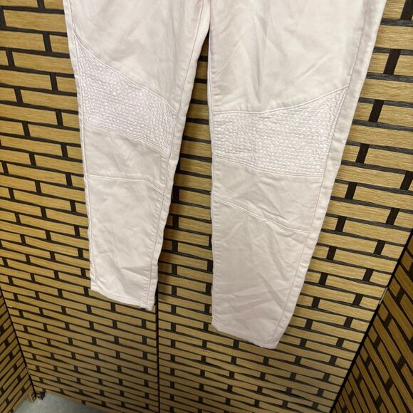 KanCan Pale Pink Moto Style Skinny Leg Jeans‎ Size 9/28 - Picture 4 of 8
